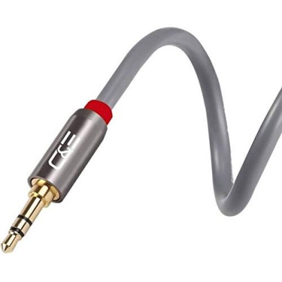 C&E CNE47166 10 FT(3 M) 3.5mm Aux Male to Male Audio Cable Grey C&E CNE47166 10 FT(3 M) 3.5mm Aux Male to Male Audio Cable Grey