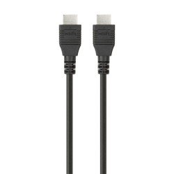 Belkin 1 Meter (3.3 Feet) High-Speed Nickel-Plated HDMI Cable, Supports 3D, 4K, 1080p, Audio Return and Ethernet for TV - Black