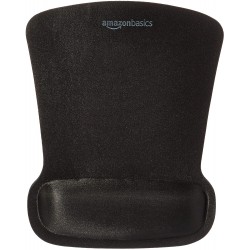 SBD089WD Gel Mouse Pad with Wrist Rest (Black)