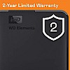 WD Elements 1.5TB Portable External Hard Drive, USB 3.0, Compatible with PC, Mac, PS4 & Xbox - (WDBU6Y0015BBK-WESN)