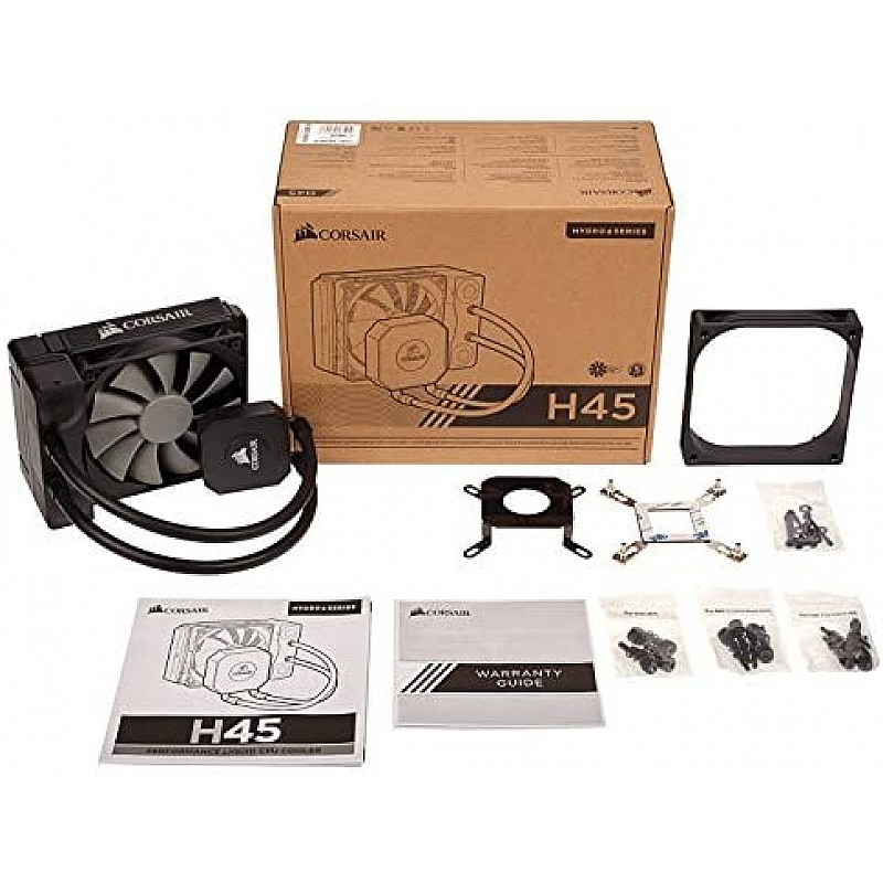 Corsair Hydro CW-9060028-WW All-in-One Liquid CPU Cooler (Black) 