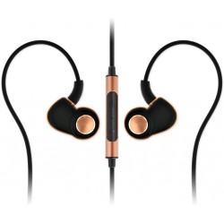 SoundMAGIC PL30+C in Ear Headphones with Mic (Black+Gold) 