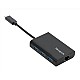 Targus Power ACH230AP-50 USB 3.0 Hub (Black) with Gigabit Ethernet USB-C -