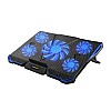 Cosmic Byte Asteroid Laptop Cooling Pad, Adjustable Height, 5 Fan Design, LED Light