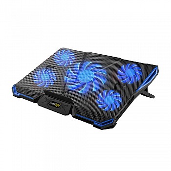 Cosmic Byte Asteroid Laptop Cooling Pad, Adjustable Height, 5 Fan Design, LED Light