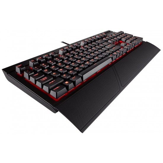 Corsair K68 Mechanical Gaming Keyboard-RED Backlit-Cherry MX Red - Black