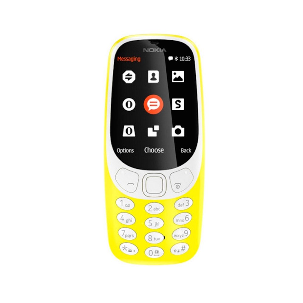 Nokia 3310 Dual SIM Feature Phone with MP3 Player, Wireless FM Radio and Rear Camera refurbished