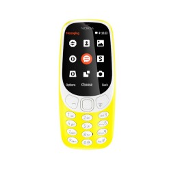 Nokia 3310 Dual SIM Feature Phone with MP3 Player, Wireless FM Radio and Rear Camera refurbished 