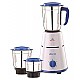 Bajaj Pluto Mixer Grinder, 500W, 3 Jars (White)