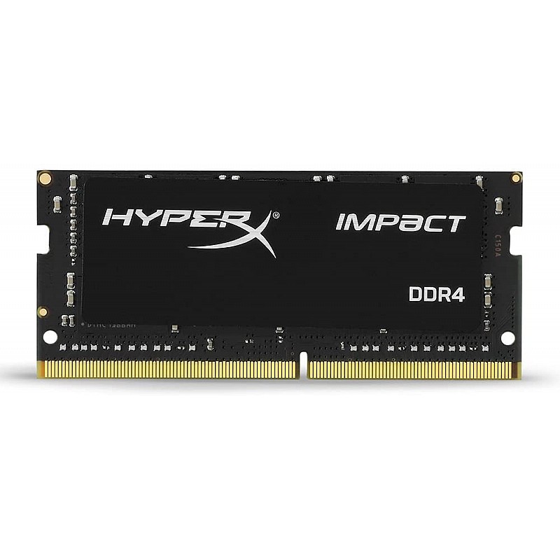 HyperX HX424S14IB2/8 Impact Black 8GB 2400MHz DDR4 Non-ECC CL14 260-pin Unbuffered SODIMM Internal Memory Black