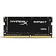 HyperX HX424S14IB2/8 Impact Black 8GB 2400MHz DDR4 Non-ECC CL14 260-pin Unbuffered SODIMM Internal Memory Black