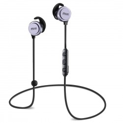 Mivi Thunder Beats Wireless Bluetooth Earphones with Stereo Sound and Hands-Free Mic (Gun Metal)