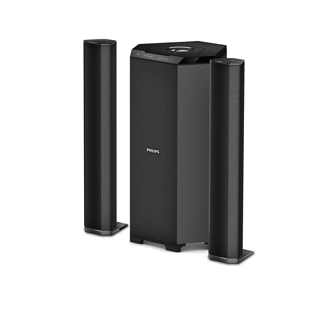 Philips MMS8085B/94 2.1 Channel Convertible Multimedia Speaker System (refurbished)