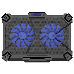 Cosmic Byte Comet Laptop Cooling Pad, Dual 120 mm Fans, LED Lights, Fan Speed Adjustment, USB Ports, Support Upto 17" Laptops (Blue) Cosmic Byte Comet Laptop Cooling Pad, Dual 120 mm Fans, LED Lights, Fan Speed Adjustment, USB Ports, Support Upto 17" Laptops (Blue)
