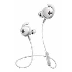 Philips SHB4305WT BASS+ Wireless Bluetooth Headphones Built-in Mic with Echo Cancellation (White)