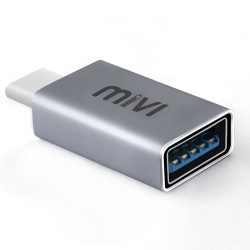 Mivi Type-C to USB A Female OTG adapter For Type-C OTG Supported Devices