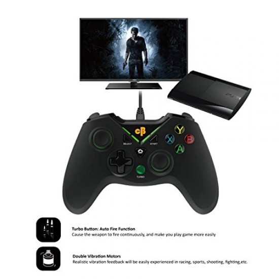 Cosmic Byte C1070T Interstellar Wired Gamepad for PC PS3 Android support for Windows