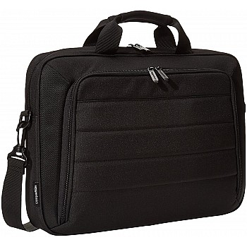 AmazonBasics Laptop and Tablet Bag, Black, 39.6 cm (15.6 inch)