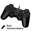 Quantum QHM7468 USB Gamepad with Dual Vibration (Black)