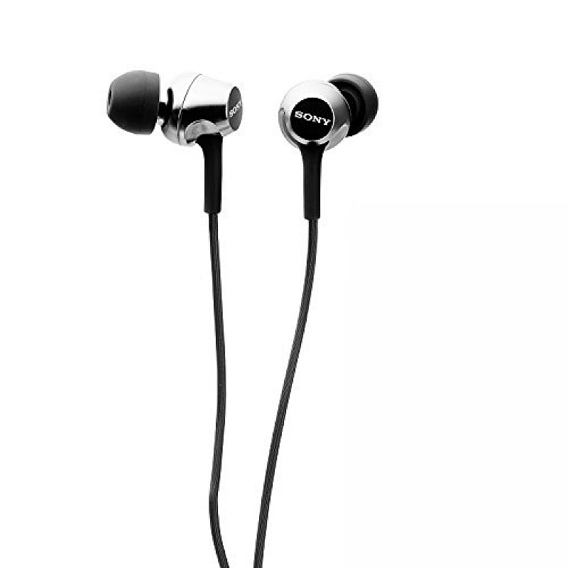 Sony MDR-EX155 in-Ear Headphones (Black - no mic)