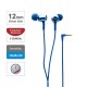 Sony MDR-EX255AP Wired in-Ear Headphones (Blue)
