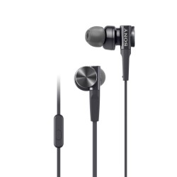 Sony MDR-XB75AP Premium in-Ear Extra Bass Headphones with Mic (Black)