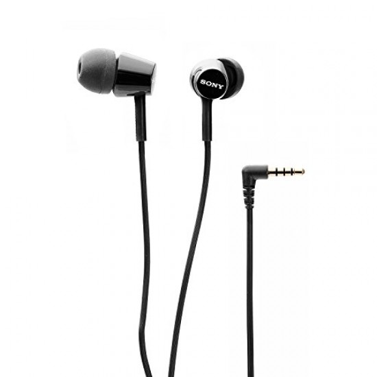 Sony MDR-EX155AP Wired in-Ear Headphones (Black)