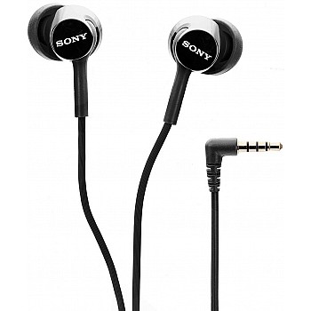 Sony MDR-EX155AP Wired in-Ear Headphones (Black)