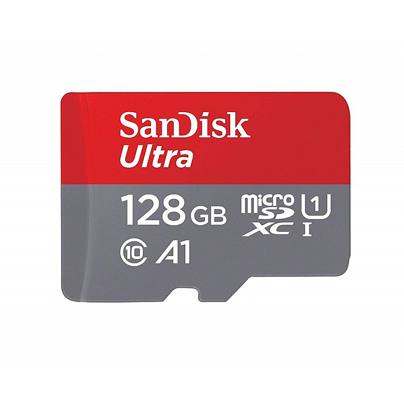 SanDisk 128GB Class 10 microSDXC Memory Card with Adapter (SDSQUAR-128G-GN6MA)