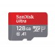SanDisk 128GB Class 10 microSDXC Memory Card with Adapter (SDSQUAR-128G-GN6MA)