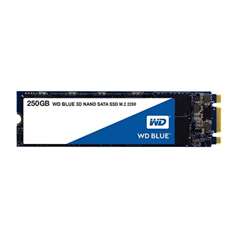 Western Digital WD Blue m.2 SATA SSD, 550MB/s R, 525MB/s W, 5 Y Warranty, 250GB