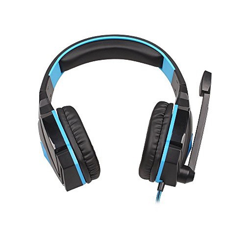 Cosmic Byte Over the Ear Wired Headsets with Mic & LED - G4000 Edition Blue, Pack Of 1