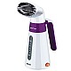 Inalsa Garment Steamer Handy Steam-600W with Detachable Fabric Brush and 120ml Capacity, (White/Purple)