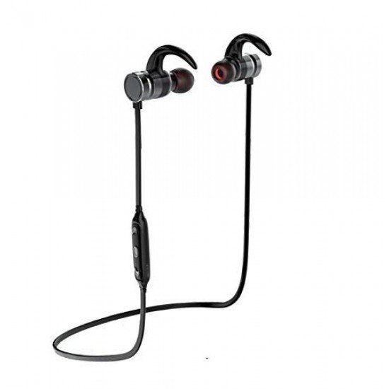 Ant Audio H23B in-Ear Bluetooth Sports Earbud Earphones with Mic (Black)