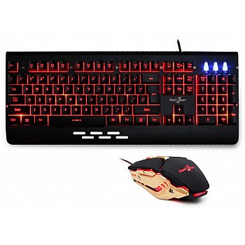 Redgear Manta MT21 Gaming Keyboard and Gaming Mouse Combo (Black) 