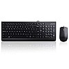 Lenovo 300 Wired Keyboard and Mouse Combo (Black)