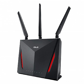 ASUS RT-AC86U AC2900 Dual Band Gigabit Gaming WiFi Router (Black)