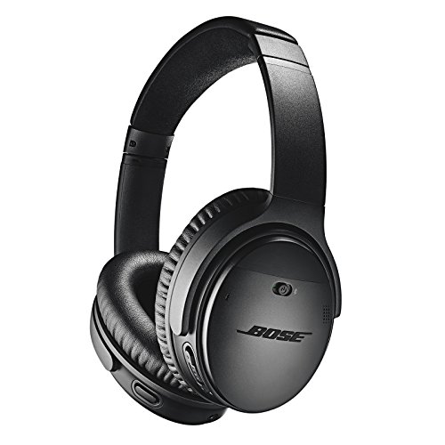 Bose Quiet Comfort 35 II Wireless Bluetooth Headphones, Noise-Cancelling, with Alexa Voice Control - Black- Bose Quiet Comfort 35 II Wireless Bluetooth Headphones, Noise-Cancelling, with Alexa Voice Control - Black-