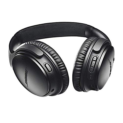Bose Quiet Comfort 35 II Wireless Bluetooth Headphones, Noise-Cancelling, with Alexa Voice Control - Black- Bose Quiet Comfort 35 II Wireless Bluetooth Headphones, Noise-Cancelling, with Alexa Voice Control - Black-