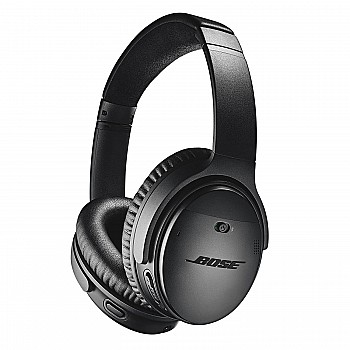 Bose QuietComfort 35 II Wireless Bluetooth Headphones, Noise-Cancelling, with Alexa Voice Control - Black-