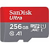 SanDisk 256GB Class 10 MicroSD Card with Adapter (SDSQUAR-256G-GN6MA) -