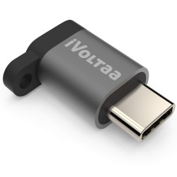 iVoltaa Micro USB to Type C Adapter with Fast Charging and Data Sync - Space Grey