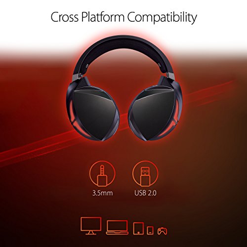 ASUS ROG Strix Fusion 300 Virtual 7.1 LED Gaming Headset with Microphone for PC/Mobile/Console ASUS ROG Strix Fusion 300 Virtual 7.1 LED Gaming Headset with Microphone for PC/Mobile/Console
