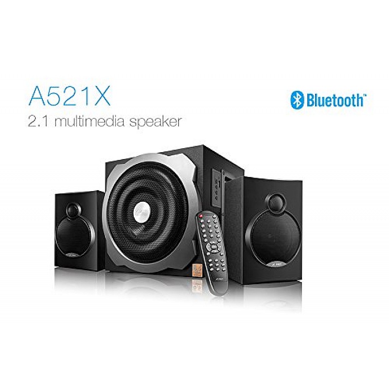 F&D A521X 2.1 Channel Multimedia Bluetooth Speakers (Black)