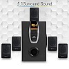 Zebronics BT6860RUCF 5.1 Bluetooth Speakers (Black)