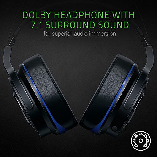 Razer Rz04-02230100-R3M1 Thresher 7.1 Bluetooth Wireless Over Ear Gaming Headphones with Leatherette Ear Cushions, with Mic Razer Rz04-02230100-R3M1 Thresher 7.1 Bluetooth Wireless Over Ear Gaming Headphones with Leatherette Ear Cushions, with Mic
