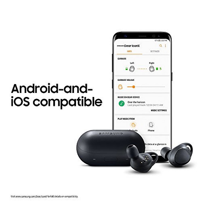 Samsung Gear IconX (2018 Edition) Cord-free Fitness Earbuds - Black