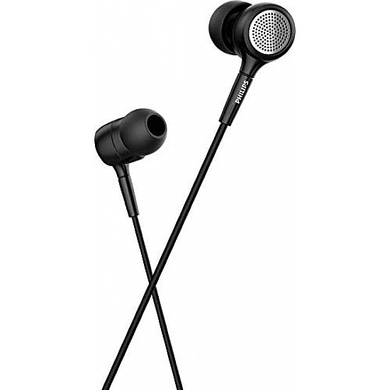 Philips SHE1515BK/94 Upbeat Earphones with Mic (Black)