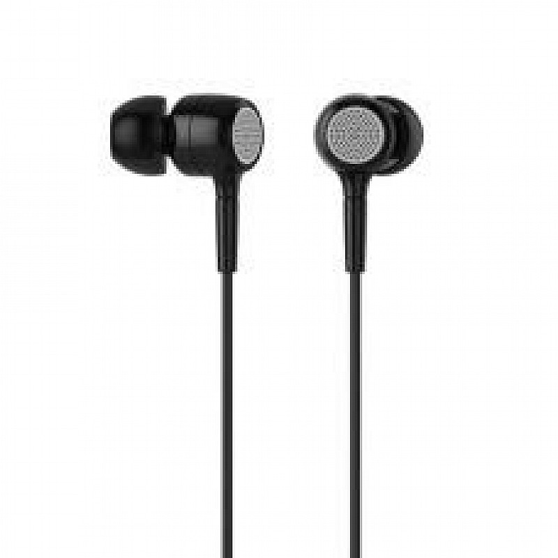 Philips SHE1515BK/94 Upbeat Earphones with Mic (Black)