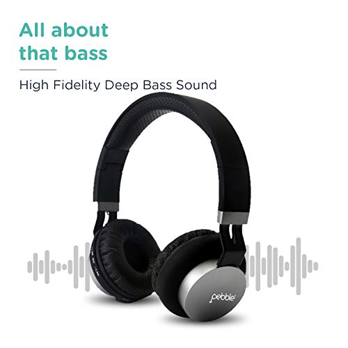 Pebble Elite – Over Ear Wireless Headset Bluetooth 4.0 HD Stereo Headphones Foldable with Mic 5-6-Hour Playtime Wired and Wireless Headphones Pebble Elite – Over Ear Wireless Headset Bluetooth 4.0 HD Stereo Headphones Foldable with Mic 5-6-Hour Playtime Wired and Wireless Headphones